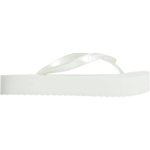 Offerta a tempo: Calvin Klein Donna Infradito Flatform con Zeppa, Turchese (Misty Blue), 41 - 28% da 44.90 € a 32.36 €