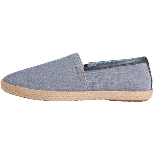 Limited-time offer: Tommy Hilfiger Men's Hilfiger Chambray Espadrille FM0FM05793 Espadrilles, Blue (Desert Sky), 8 from 65.00 £ to 51.03 £ (save 21%)