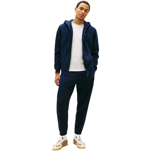 Oferta limitada: Tommy Jeans Chándal Hombre Flag Tracksuit Regular Fit, Azul (Dark Night Navy), M de 107.10 € a 23.05 € (ahorro 78%)