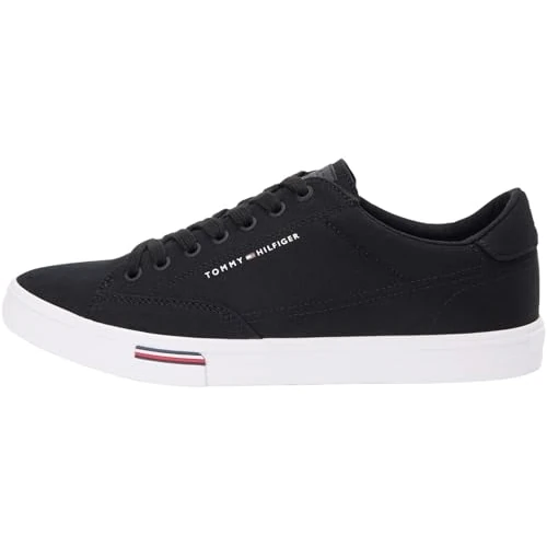 Offre limitée : Tommy Hilfiger Vulc Core RWB CVS FM0FM05813 Low Top Long Lace Noir Pointure 40 de 79.90 € à 55.95 € (30% de remise)