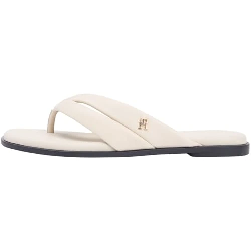 Offerta a tempo: Tommy Hilfiger Donna Infradito Eleganti, Beige (Classic Beige), 38 - 46% da 89.90 € a 48.99 €