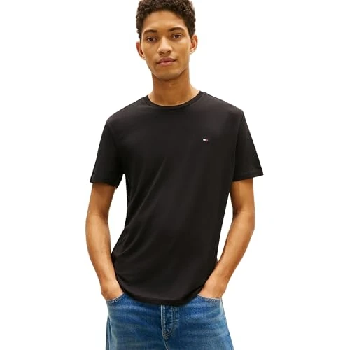 Offerta a tempo: Tommy Jeans Uomo T-Shirt Maniche Corte Confezione da 3 in Cotone, Multicolore (Black/Black/Ecru), XL - 59% da 79.90 € a 32.81 €