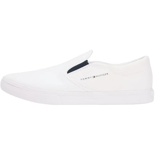 Offerta a tempo: Tommy Hilfiger Vulc Core Slip On FM0FM05689 Low Top, Bianco (Bianco), 40 - 36% da 69.90 € a 44.99 €