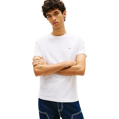 Offre limitée : Tommy Jeans TJM Xslim Lot de 2 t-Shirts en Jersey Ext Dm0Dm20687 S/S pour Homme, Multicolore (Gris HTR/Pin ombré), L de 41.45 € à 41.45 € (0.00% de remise)