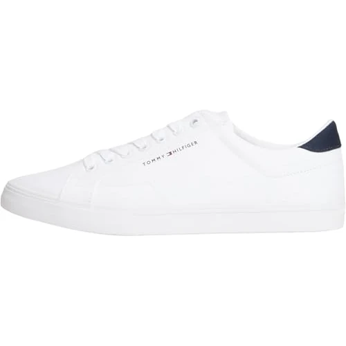 Offerta a tempo: Tommy Hilfiger Uomo Vulc Core Long Lace FM0FM05688 Low Top, Bianco (Bianco), 7 - 20% da 69.90 € a 55.92 €