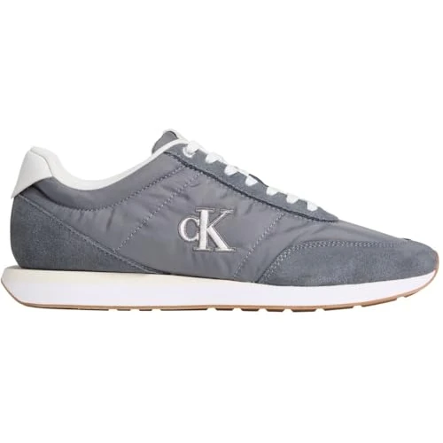 Zeitlich begrenztes Angebot: Calvin Klein Herren Runner Sneaker Retro Mix mit Logo, Grau (Night Owl/Off White), 39 von 99.90 € auf 99.90 € (0.00% Rabatt)