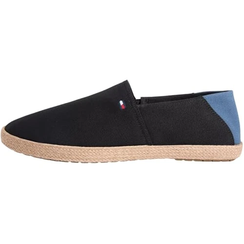 Oferta limitada: Tommy Hilfiger Core Hilfiger Alpargata Textil FM0FM05792 para Hombre, Color Negro (Negro), 6.5 de 54.95 € a 38.00 € (ahorro 30.85%)