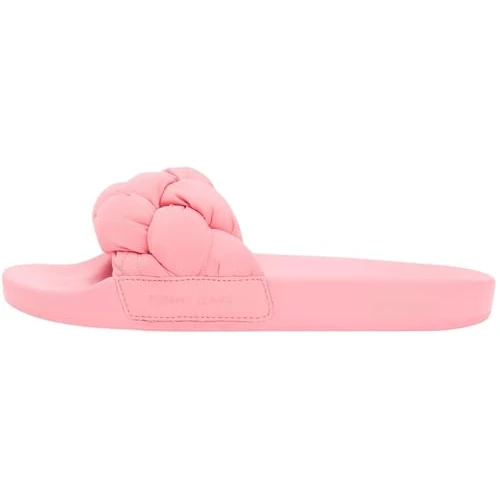 Offerta a tempo: Tommy Jeans Donna Scarpe da Mare Braided Slides con Fascetta Intrecciata, Rosa (Enchanted Pink), 42 - 40% da 49.90 € a 29.99 €