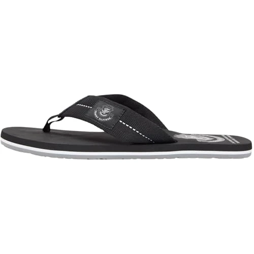 Oferta limitada: Tommy Hilfiger Patch Hilfiger FM0FM05804 - Sandalias de playa para hombre, color negro (negro), talla 5.5 de 39.90 € a 28.77 € (ahorro 28%)
