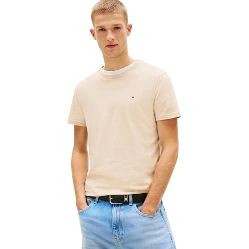 Zeitlich begrenztes Angebot: Tommy Jeans Herren 2er Pack T-Shirts Kurzarm Jersey aus Baumwolle, Mehrfarbig (Ecru/White Clay), XL von 54.90 € auf 29.60 € (46% Rabatt)