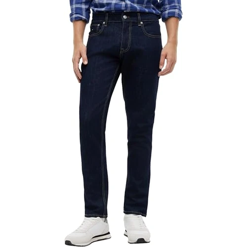 Zeitlich begrenztes Angebot: Tommy Jeans Herren Jeans Hose Scanton Slim Fit, Blau (Denim Dark), 33W/32L von 99.90 € auf 50.51 € (49% Rabatt)