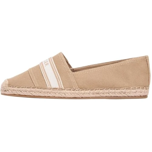 Offerta a tempo: Tommy Hilfiger Donna Espadrillas Webbing in Tela, Beige (Safari Canvas), 36 - 40% da 69.90 € a 41.79 €
