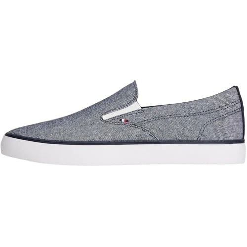 Oferta limitada: Tommy Hilfiger Harlem Core II Slip On Chambray FM0FM05819 Low Top, Azul (Desert Sky), 12 de 79.90 € a 55.00 € (ahorro 31%)
