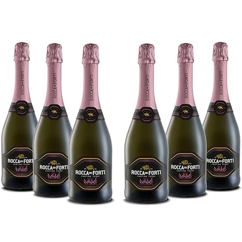 Rocca dei Forti Spumante Rosé Brut - Pacco da 6 x 750 ml