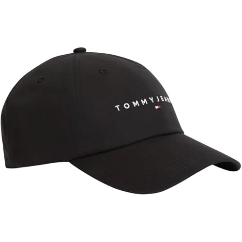 Oferta limitowana: Tommy Jeans Męska czapka z logo TJM Linear AM0AM14198 czapka, czarna, jeden rozmiar z 108.98 zł na 108.98 zł (oszczędź 0.00%)