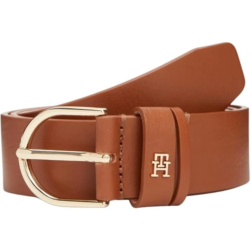Offerta a tempo: Tommy Hilfiger Cintura regolabile Essential Effortless 3.5 AW0AW17757 da donna, marrone, 70 - 32% da 59.90 € a 40.49 €