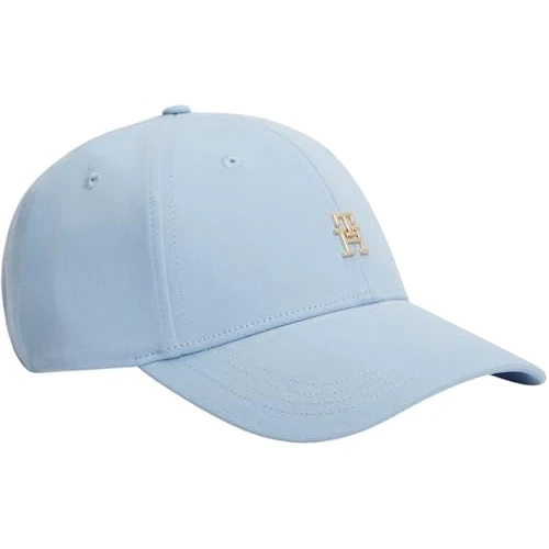 Oferta limitada: Tommy Hilfiger Gorra Mujer Elevated Chic con Logotipo, Azul (Well Water), Talla Única de 49.90 € a 24.00 € (ahorro 52%)