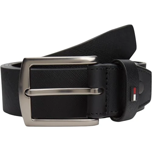 Tommy Hilfiger Denton Adj 3.5 Am0am14066 Ceinture réglable, Black (Black), 115 Homme