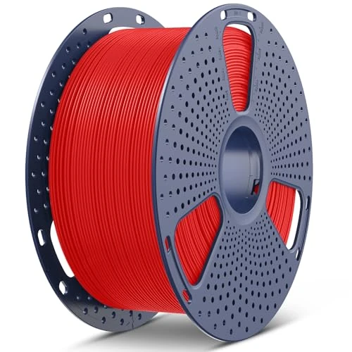 Offerta a tempo: SUNLU Bobina Grande 3KG Filamento PLA Plus, Filamento PLA+ per Stampanti 3D 1.75mm ±0.02mm, Più Duro e Resistente, Bobina 3kg Rosso - 0.00% da 47.99 € a 47.99 €