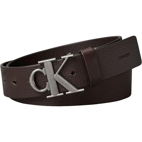 Calvin KleinMen'sCk Buckle 40Mm Fixed LV04D7085GBelts, BROWN, 120
