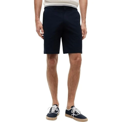 Limited-time offer: Tommy Hilfiger Men’s Chino Shorts Denton Twill in Stretch Cotton, Blue (Desert Sky), 28W from 85.00 £ to 42.43 £ (save 50%)