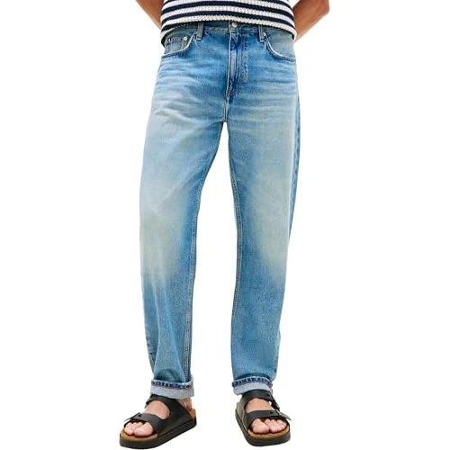 Offre limitée : Tommy Hilfiger Regular Tapered Harlem Mw0mw42326 Fuselé, Denim (Taj Blue), 33W / 32L Homme de 65.90 € à 65.90 € (0.00% de remise)