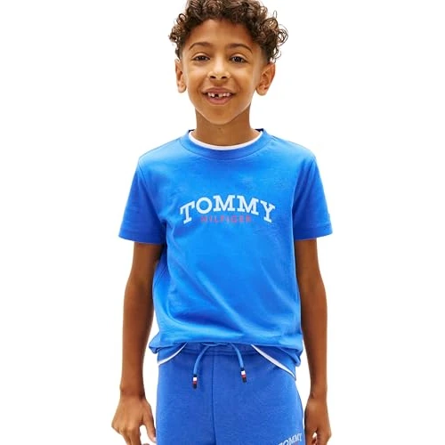 Limited-time offer: Tommy Hilfiger Boy's Monogram Graphic T-Shirt KB0KB10263 T-Shirts, Blue (Empire Blue), 5 Years from 19.00 £ to 18.00 £ (save 5.26%)
