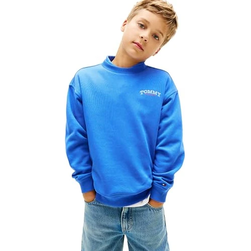 Oferta limitada: Tommy Hilfiger Sudadera Chicos Monotype Graphic con Cuello Redondo, Azul (Empire Blue), 10 Años de 39.90 € a 39.90 € (ahorro 0.00%)
