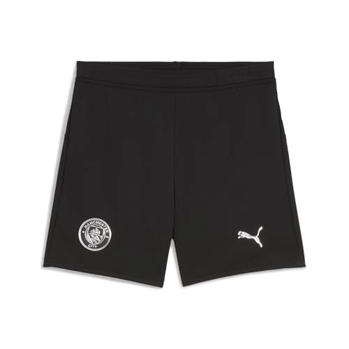 PUMA Manchester City FC Pantaloncini Bambini 25/26, Nero (Black), 128