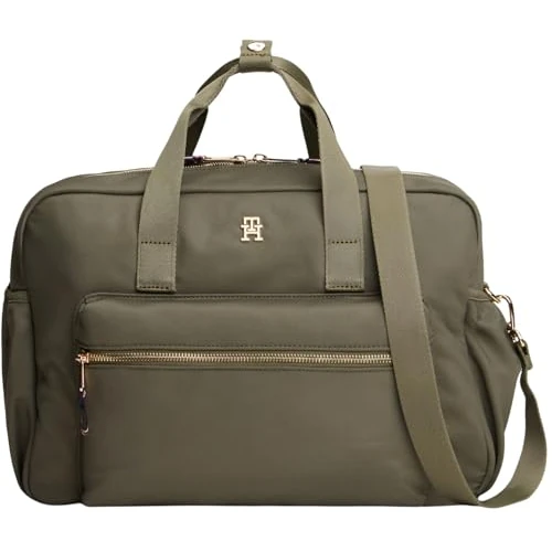 Oferta limitada: Tommy Hilfiger TH Essential Changing Bag Ka0ka00026, Bolsos de Mano Unisex niños, Green (Battle Green), Talla única de 117.09 € a 145.26 € (ahorro -24.06%)