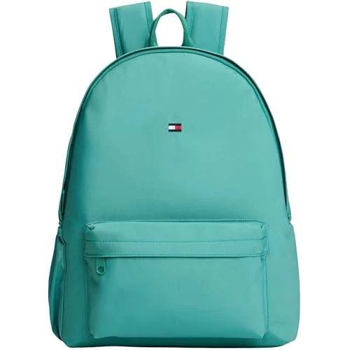 Offerta a tempo: Tommy Hilfiger Zaino unisex Kids Th Essential KA0KA00017 Zaini, VERDE (Bahama Green), taglia unica - 51% da 64.90 € a 32.01 €