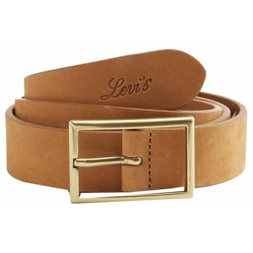 Offerta a tempo: Levi's Donne, Fa191079 Suede Cogna, Damen Rectangle Buckle Cinture, 70 - 0.00% da 9.91 € a 9.91 €