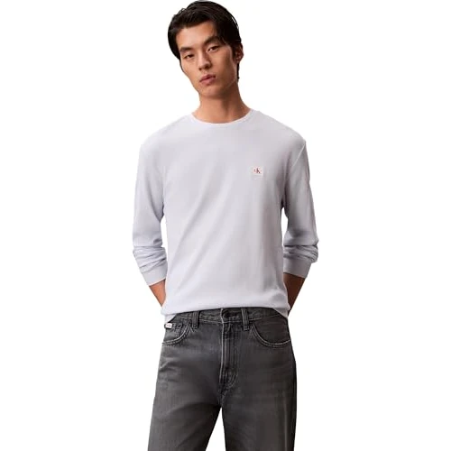 Oferta limitowana: Calvin Klein Męska koszulka Ls Waffle Badge Crewnk Lv040Em217 koszulki, niebieska, XXS z 163.45 zł na 163.45 zł (oszczędź 0.00%)