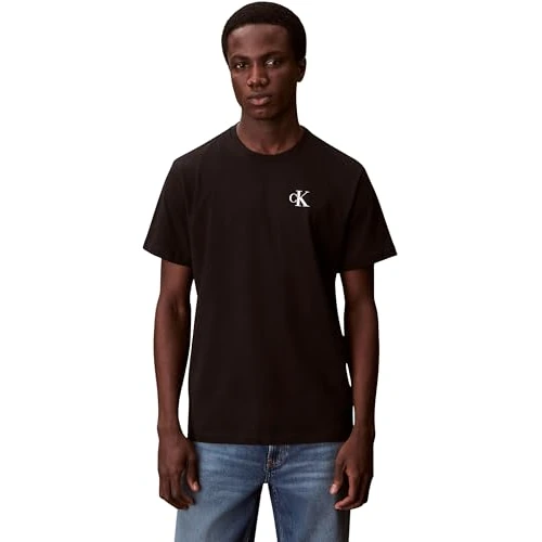 Tijdelijke aanbieding: Calvin Klein Heren Ss 30S EU Groothandel Grafisch T-shirt LV04RF800G Grafische T-shirts, Zwart, S van 28.61 € naar 28.61 € (0.00% korting)