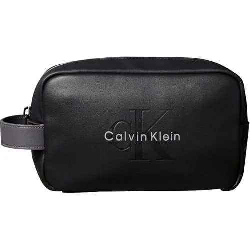 Offerta a tempo: Calvin Klein Bold Dopp Kit Uomo LV04D1238G, NERO, Taglia Unica - 38% da 59.90 € a 37.35 €