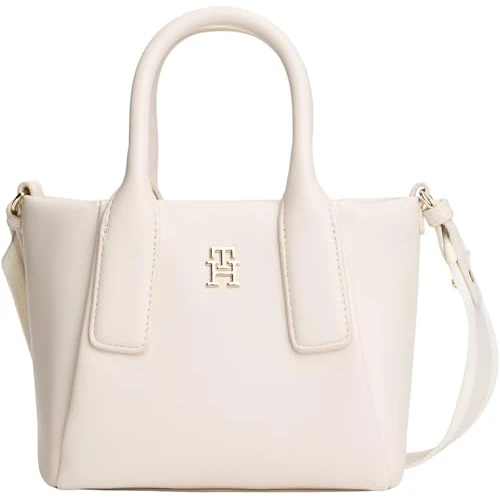 Offerta a tempo: Tommy Hilfiger Donna Borsa Tote Bag Essential Mini con Tracolla Rimovibile, Avorio (Soft Cream), Taglia Unica - 38% da 139.90 € a 86.59 €