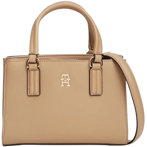 Oferta limitada: Tommy Hilfiger Th Daily Mini Tote AW0AW18379 - Bolso tote para mujer, color caqui (lona safari), talla única de 139.90 € a 61.70 € (ahorro 56%)