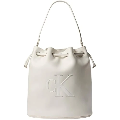 Oferta limitada: Calvin Klein Bold Ck LV04F3232G - Bolso grande para mujer, color blanco, talla única de 129.90 € a 129.90 € (ahorro 0.00%)