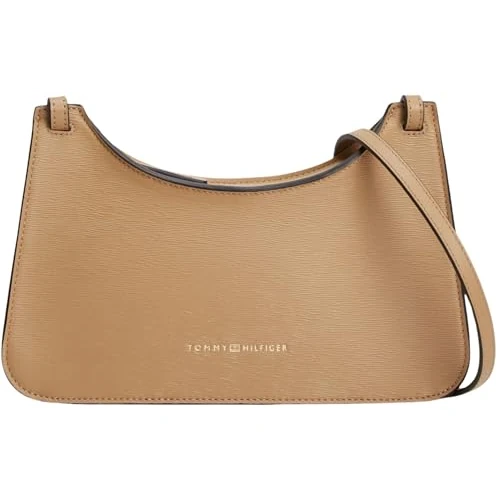Offerta a tempo: Tommy Hilfiger TH Modern Crossover Aw0aw18619, Donna, Khaki (Safari Canvas), One Size - 42% da 109.90 € a 63.67 €