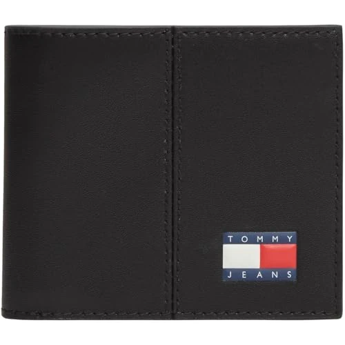 Offerta a tempo: Tommy Jeans Uomo Borsello Heritage Wallet con Logo, Nero (Black), Taglia Unica - 44% da 54.90 € a 30.57 €