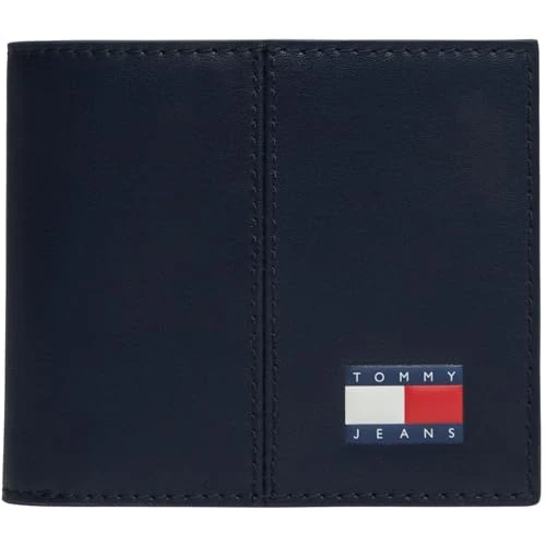 Offerta a tempo: Tommy Jeans Uomo Borsello Heritage Wallet con Logo, Blu (Dark Night Navy), Taglia Unica - 53% da 54.90 € a 25.87 €