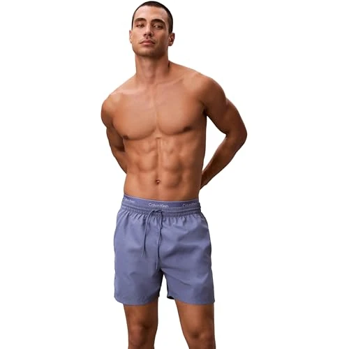 Offerta a tempo: Calvin Klein Uomo Pantaloncino da Bagno Medium Drawstring con Coulisse, Blu (Blue Tulip), 3XL - 36% da 69.90 € a 44.99 €