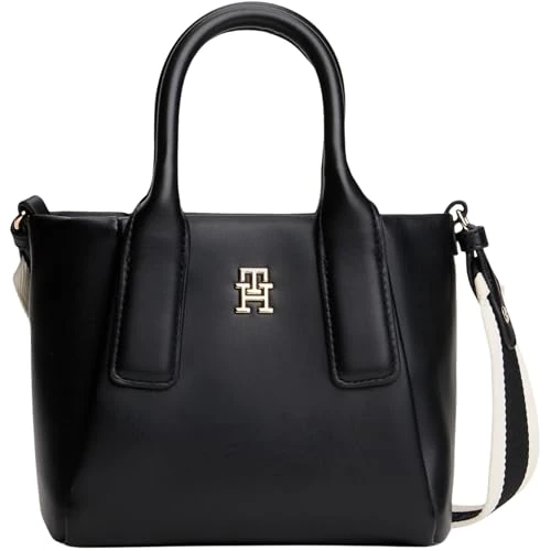 Offerta a tempo: Tommy Hilfiger Th Essential Mini Tote AW0AW18371 Tote da donna, nero (nero), taglia unica - 38% da 139.90 € a 86.78 €