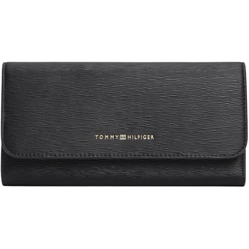 Oferta limitada: Tommy Hilfiger TH Modern Lrg Flap Wallet AW0AW18488 - Cartera para Mujer, Color Negro (Negro), Talla única de 69.90 € a 69.90 € (ahorro 0.00%)