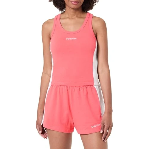 Offerta a tempo: Calvin Klein Canotta da Donna LV00Q61152 Beachwear, Rosa (Punch Pink), XL - 66% da 39.90 € a 13.75 €