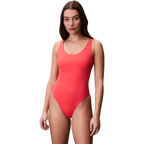 Limited-time offer: Calvin Klein Women’s Swimsuit Scoop Back One Piece Backless, Pink (Punch Pink), XS from 80.00 £ to 60.00 £ (save 25%)