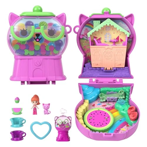 Offerta a tempo: Polly Pocket Bambole e Playset, Cofanetto Gattino Caramelle - 0.00% da 17.73 € a 17.73 €