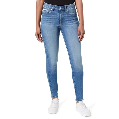 Offre limitée : Calvin Klein Mid Rise Skinny Lv047f704g Jeans, Blue (Vintage Canyon), 33W / 32L Femme de 99.90 € à 99.90 € (0.00% de remise)