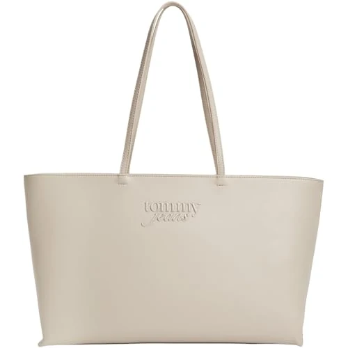 Offre limitée : Tommy Jeans Tjw Must Tote Aw0aw18455, Fourre-Tout Femme, Beige (Stone), Taille Unique de 74.66 € à 74.66 € (0.00% de remise)
