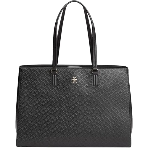 Offre limitée : Tommy Hilfiger Sac fourre-tout Th Daily Mono AW0AW18417 pour femme, noir (noir), taille unique de 77.51 € à 77.51 € (0.00% de remise)